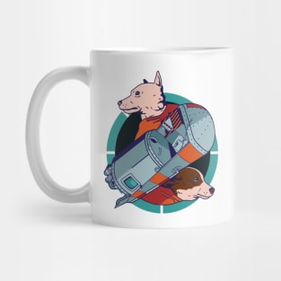 First animal Belka and Strelka Mug